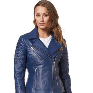 Ladies Real Leather Jacket